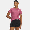 Under Armour Women's Tech Twist Short Sleeve T-Shirt - Fuchsia Dusk