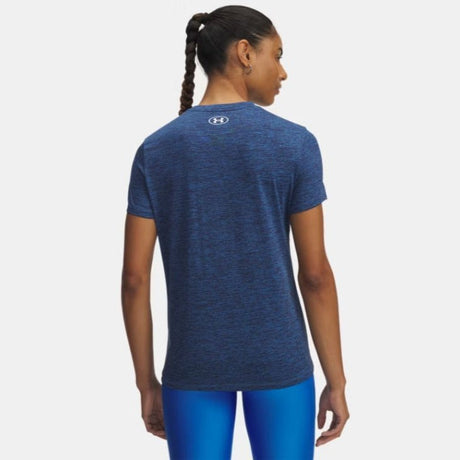 Under Armour Women's Tech Twist Short Sleeve T-Shirt - Blue Atlantis