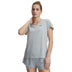 Under Armour Women's Tech Twist V-Neck SS T-Shirt - Blue Fog