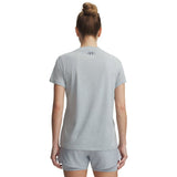 Under Armour Women's Tech Twist V-Neck SS T-Shirt - Blue Fog