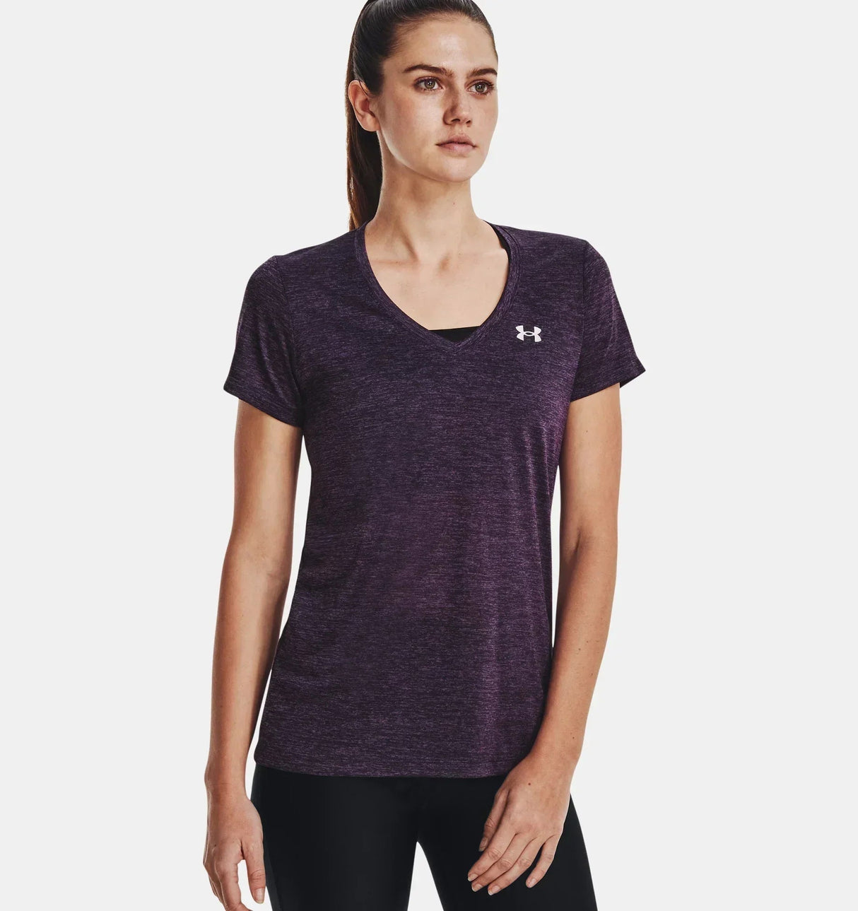 Under Armour Women's Tech Twist Vneck T - A&M Clothing & Shoes