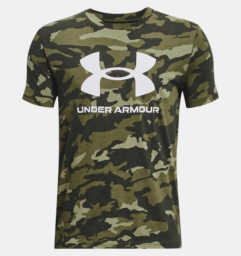 Under Armour Youth Boys AOP SS T-Shirt - Under Armour - A&M Clothing & Shoes - Westlock AB