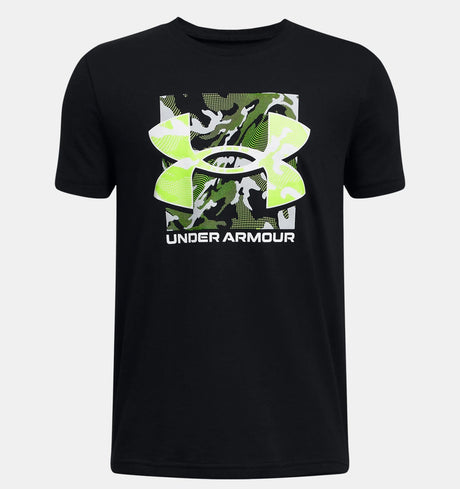 Under Armour Youth Boys Box Logo SS Tee - A&M Clothing & Shoes - Westlock