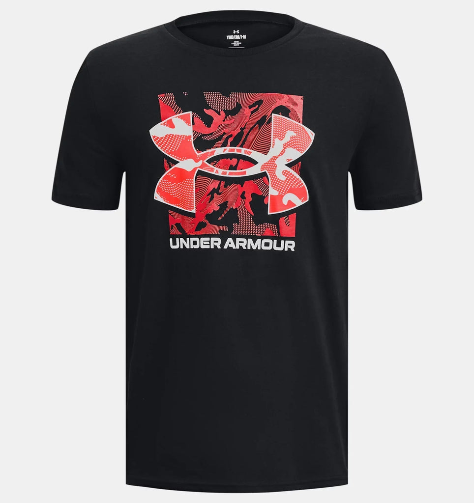 Under Armour Youth Boys Box Logo SS Tee - Under Armour - A&M Clothing & Shoes - Westlock AB