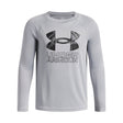Under Armour Youth Boys Hybrid Print LS T-Shirt - Mod Grey