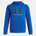 Under Armour Youth Boys Rival Fleece Big Logo Hoodie - Blue Atlantis/Black