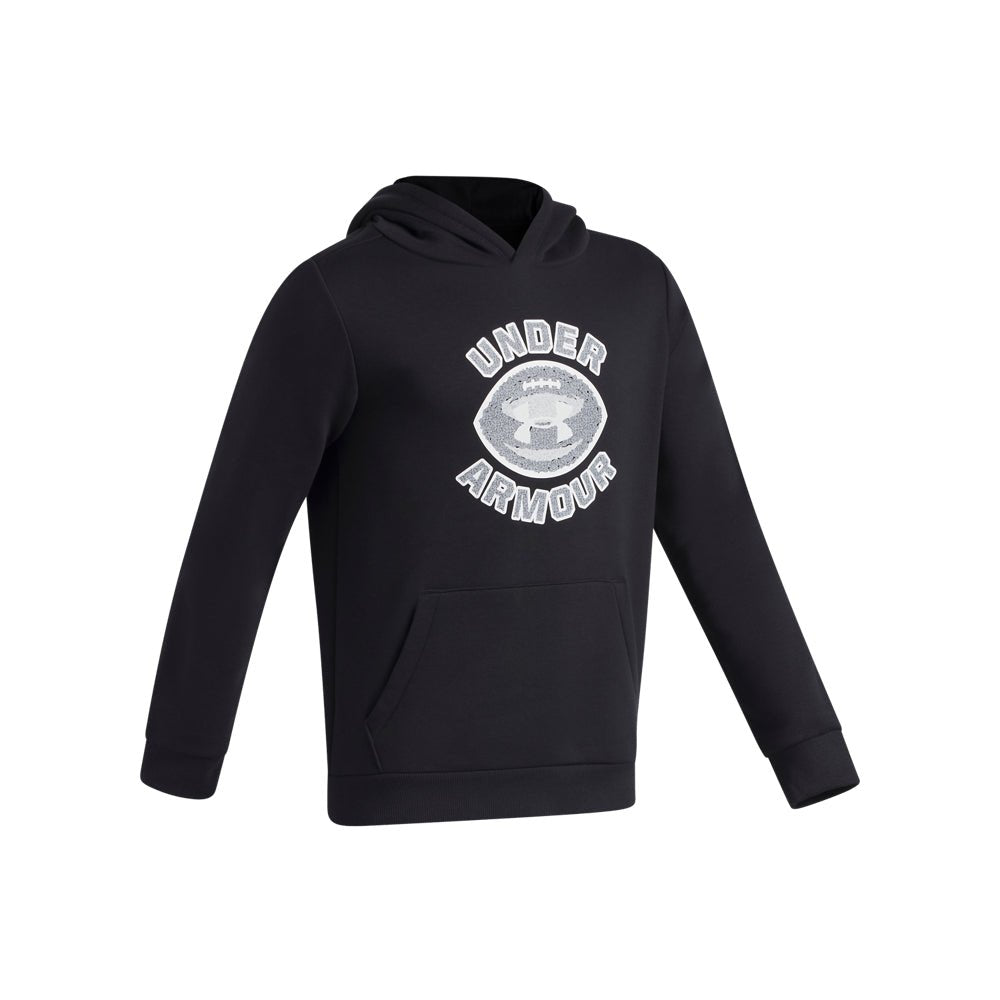 Under Armour Youth Boys Rival Fleece FB Graphic Hoodie - Black