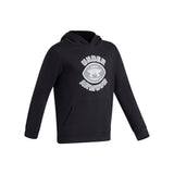 Under Armour Youth Boys Rival Fleece FB Graphic Hoodie - Black