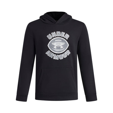 Under Armour Youth Boys Rival Fleece FB Graphic Hoodie - Black