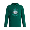 Under Armour Youth Boys Rival Fleece FB Graphic Hoodie - Campus Ivy
