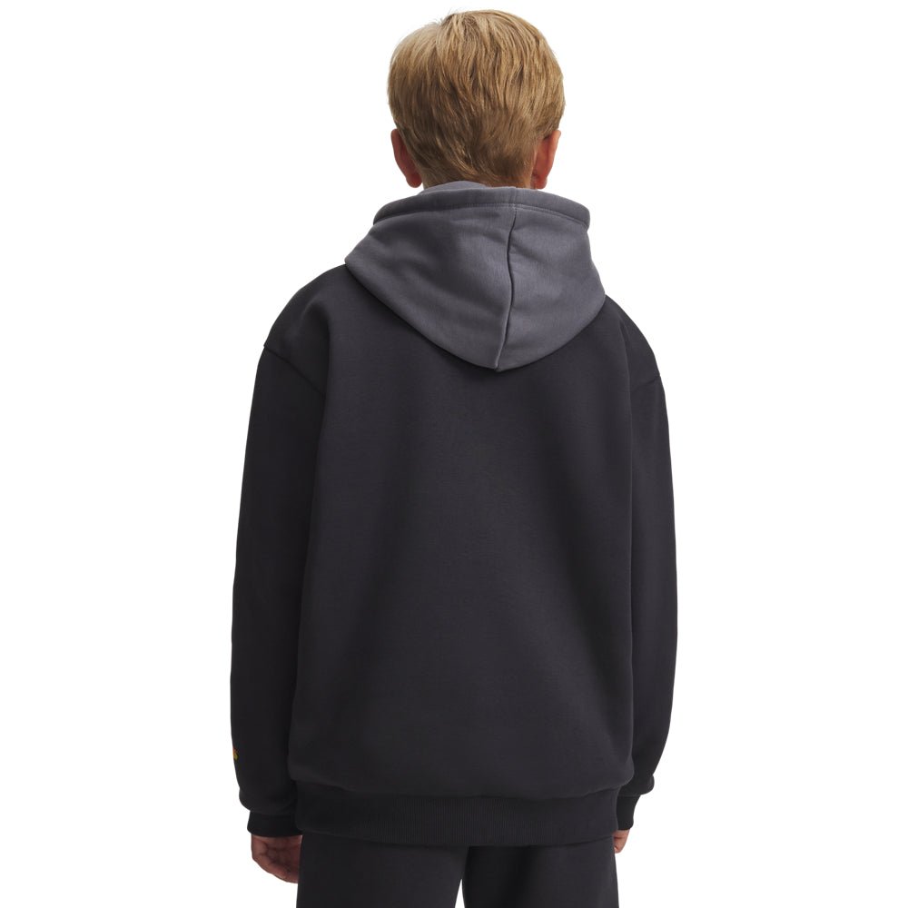 Under Armour Youth Boys Rival Fleece Graphics Hoodie - Anthracite