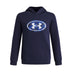 Under Armour Youth Boys Rival Fleece Key Print Fill Hoodie - Midnight Navy