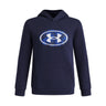Under Armour Youth Boys Rival Fleece Key Print Fill Hoodie - Midnight Navy