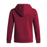 Under Armour Youth Boys Rival Fleece Key Print Fill Hoodie - Cardinal