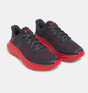 Under Armour Youth Boys Rogue 5 Running Shoe - Anthracite/Red