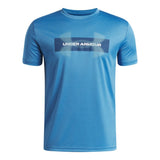 Under Armour Youth Boys Tech Graphic SS T-Shirt - Aegean Blue