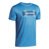 Under Armour Youth Boys Tech Graphic SS T-Shirt - Aegean Blue