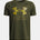 Under Armour Youth Boys Tech Hybrid Print SS T-Shirt - Expedition/Canteen