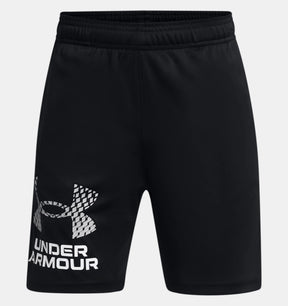 Under Armour Youth Boys Tech Logo Athletic Shorts - Black