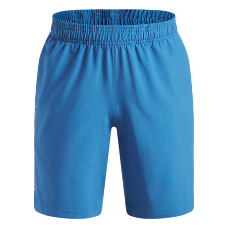 Under Armour Youth Boys Tech Woven Wordmark Shorts - Aegean Blue