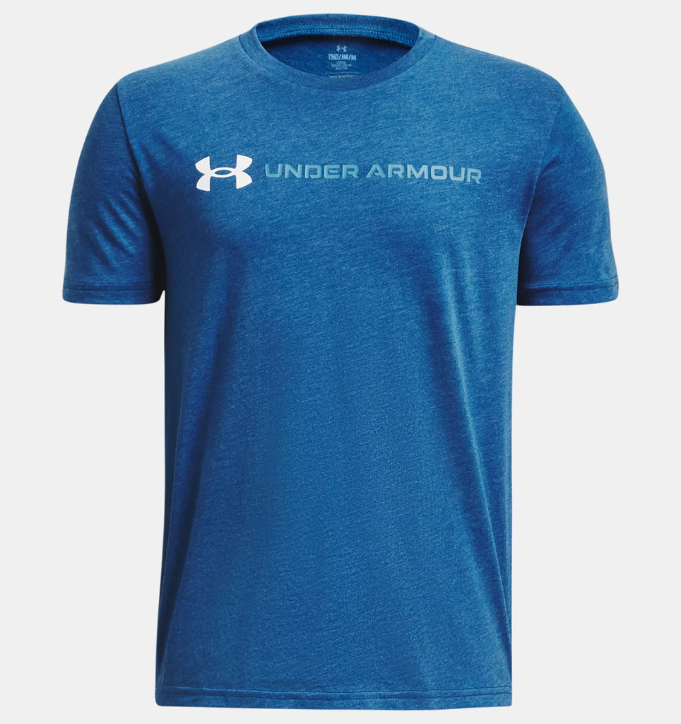 Under Armour Youth Boys Wordmark SS Tee - Under Armour - A&M Clothing & Shoes - Westlock AB