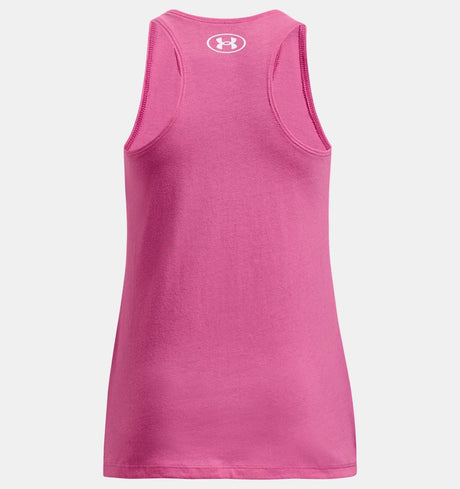 Under Armour Youth Girls Bubble Athletic Tank - Pink