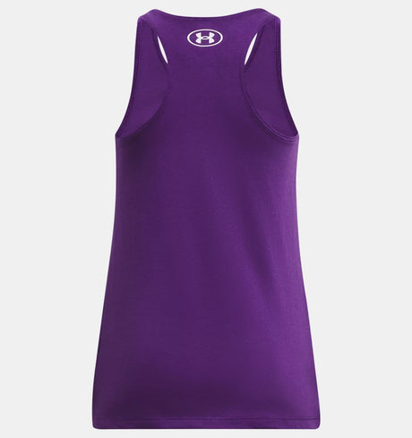 Under Armour Youth Girls Bubble Athletic Tank - Purple