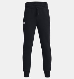 Under Armour Youth Girls Fleece Athletic Joggers - Black