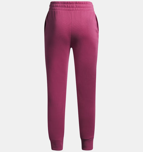 Under Armour Youth Girls Fleece Athletic Joggers - Fuchsia Dusk