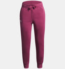 Under Armour Youth Girls Fleece Athletic Joggers - Fuchsia Dusk