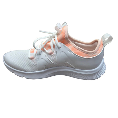 Under Armour Youth Girls Infinity 3.0 Running Shoes - White/Orange