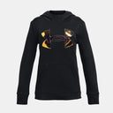 Under Armour Youth Girls Iridescent Athletic Hoodie - Black