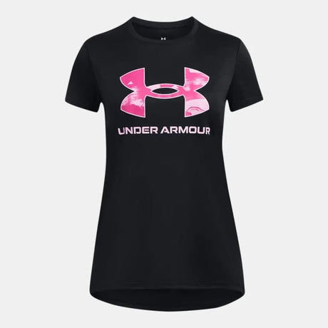 Under Armour Youth Girls Print Fill Tee - A&M Clothing & Shoes - Westlock