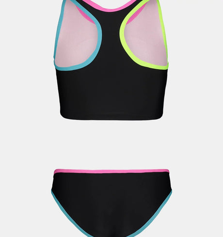 Under Armour Youth Girls Racer Midkini - Black
