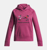 Under Armour Youth Girls Rival Fleece Big Logo Hoodie - A&M Clothing & Shoes - Westlock