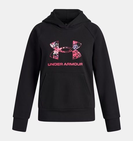 Under Armour Youth Girls Rival Fleece Big Logo Hoodie - A&M Clothing & Shoes - Westlock