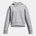 Under Armour Youth Girls Rival Fleece Crop Athletic Hoodie - Mod Grey