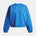 Under Armour Youth Girls Rival Fleece Oversized Crew - Blue Atlantis