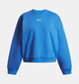 Under Armour Youth Girls Rival Fleece Oversized Crew - A&M Clothing & Shoes - Westlock