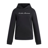 Under Armour Youth Girls Rival Fleece Shimmer Hoodie - Black