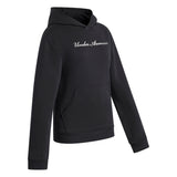 Under Armour Youth Girls Rival Fleece Shimmer Hoodie - Black