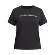 Under Armour Youth Girls Rival Shimmer SS T-Shirt - Black