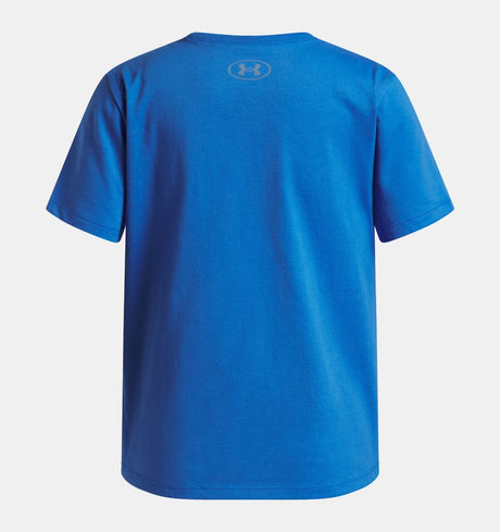 Under Armour Youth Girls Rival Shimmer SS T-Shirt - Blue Atlantis