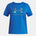 Under Armour Youth Girls Rival Shimmer SS T-Shirt - Blue Atlantis