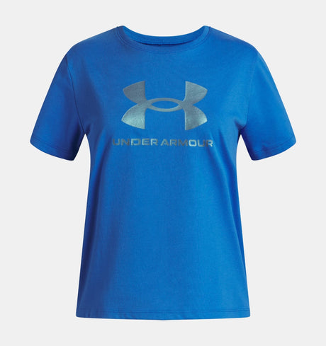 Under Armour Youth Girls Rival Shimmer SS T-Shirt - A&M Clothing & Shoes - Westlock