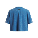 Under Armour Youth Girls Rival Wash Short Sleeve T-Shirt - Aegean Blue
