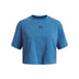 Under Armour Youth Girls Rival Wash Short Sleeve T-Shirt - Aegean Blue
