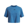 Under Armour Youth Girls Rival Wash Short Sleeve T-Shirt - Aegean Blue