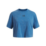 Under Armour Youth Girls Rival Wash Short Sleeve T-Shirt - Aegean Blue