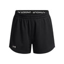 Under Armour Youth Girls Tech Mesh Play Up Shorts - Black